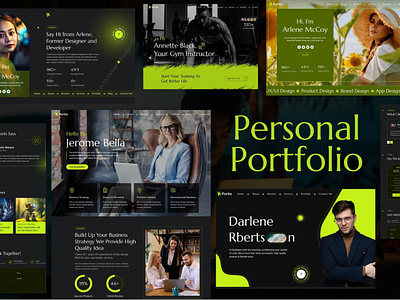 Personal Portfolio Resume Website 3d animation branding graphic design logo motion graphics portfolio portfolio landing page resume ui uiux web design website design