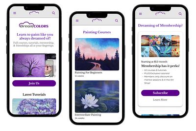 Dream Colors - Learn to Paint / End To End App Creation