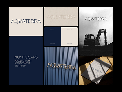 Visual identity of the Aquaterra brand | Branding aqua brand branding graphic design identity logo logotype terra ui visual visual brand visual identuty