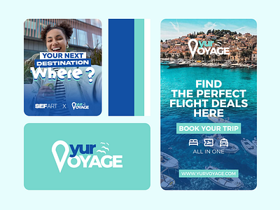 Travel - YURVOYAGE branding colors explore instagram logo social media story travel voyage