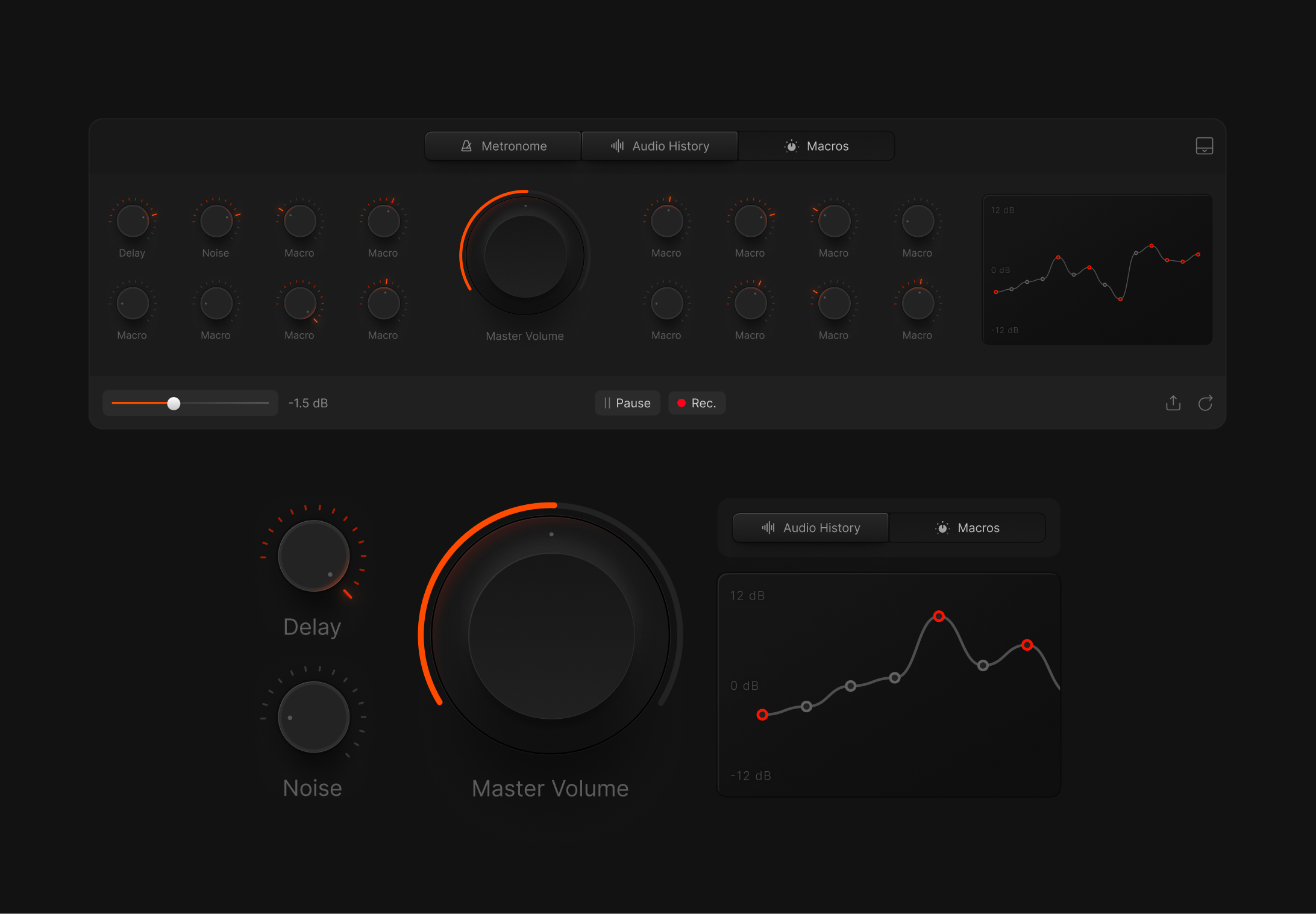 Example of Audio plugin interface
