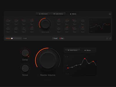 Audio plugin interface audio audio plugin daw eq filter interface knobs macros music plugin sound vst