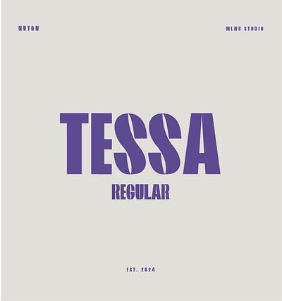 Tessa Font type