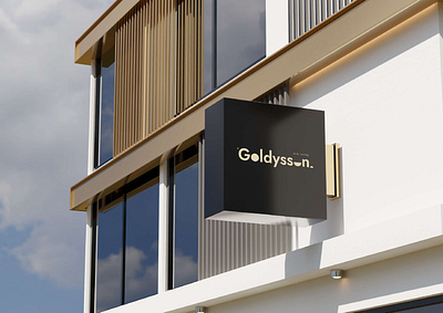 Goldyssun brand id branding hotel hotel branding logotype sun travel yellow