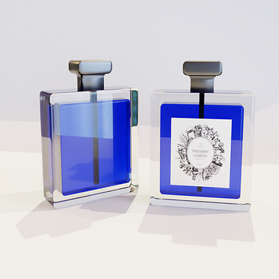 UV 3D Model 17: Perfume Product 3d animation app branding design graphic design illustration logo motion graphics typography ui ux vector