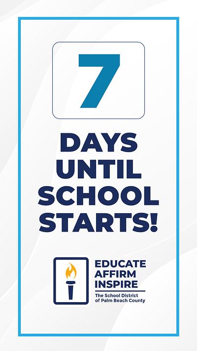 Back to School Countdown branding graphic design instagram social media