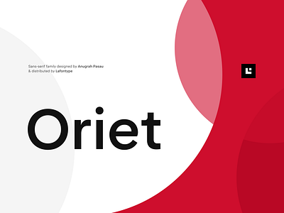 Oriet - Geometric Sans Serif branding design font geometric font graphic design logo logotype modern font sans serif typeface typography ui