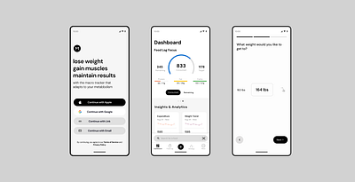 Day 2 - Macrofactor redesign android product design ui