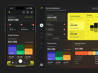 Rockpay® - Dark mode version analytic darkmode dashboard design desktop finance interface mobile mobile app ui ui ux ui design uiuxdesign wallet web web app web design