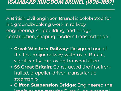 Engineers Who Changed the World: Brunel engineer engineering engineering history engineering magic famous engineers jeffrey macbride jeffrey macbride engineer magic engineering