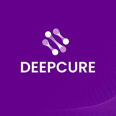 DeepCure Logo Design ai brand brand designer logo logo design start up