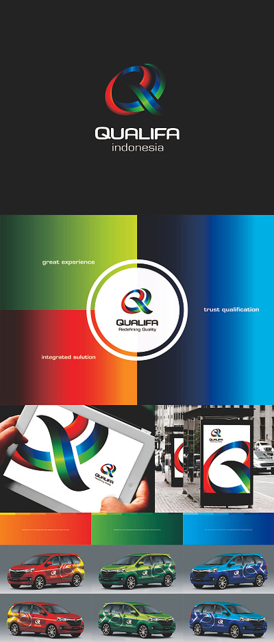 Developing Valuable Brand of QUALIFA MOBILINDO 2015 branding design graphic design logo typography