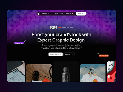 Webflick app branding digital graphic design landing ui webdesign