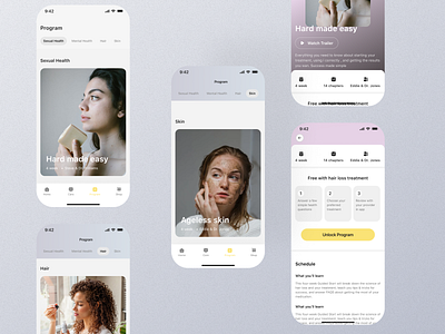 Health Program Mobile App Ui app design health app health app design health app screen health program app health program dashboard health program design health program details health program interface health program mobile health program option health program screen health program screen ui health program ui health program view health program widget mobile screen ui