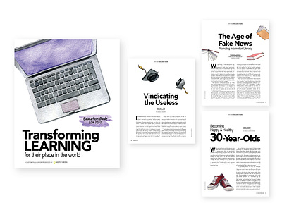 Education Guide - Moffly Media Custom Publication design editorial design magazine design