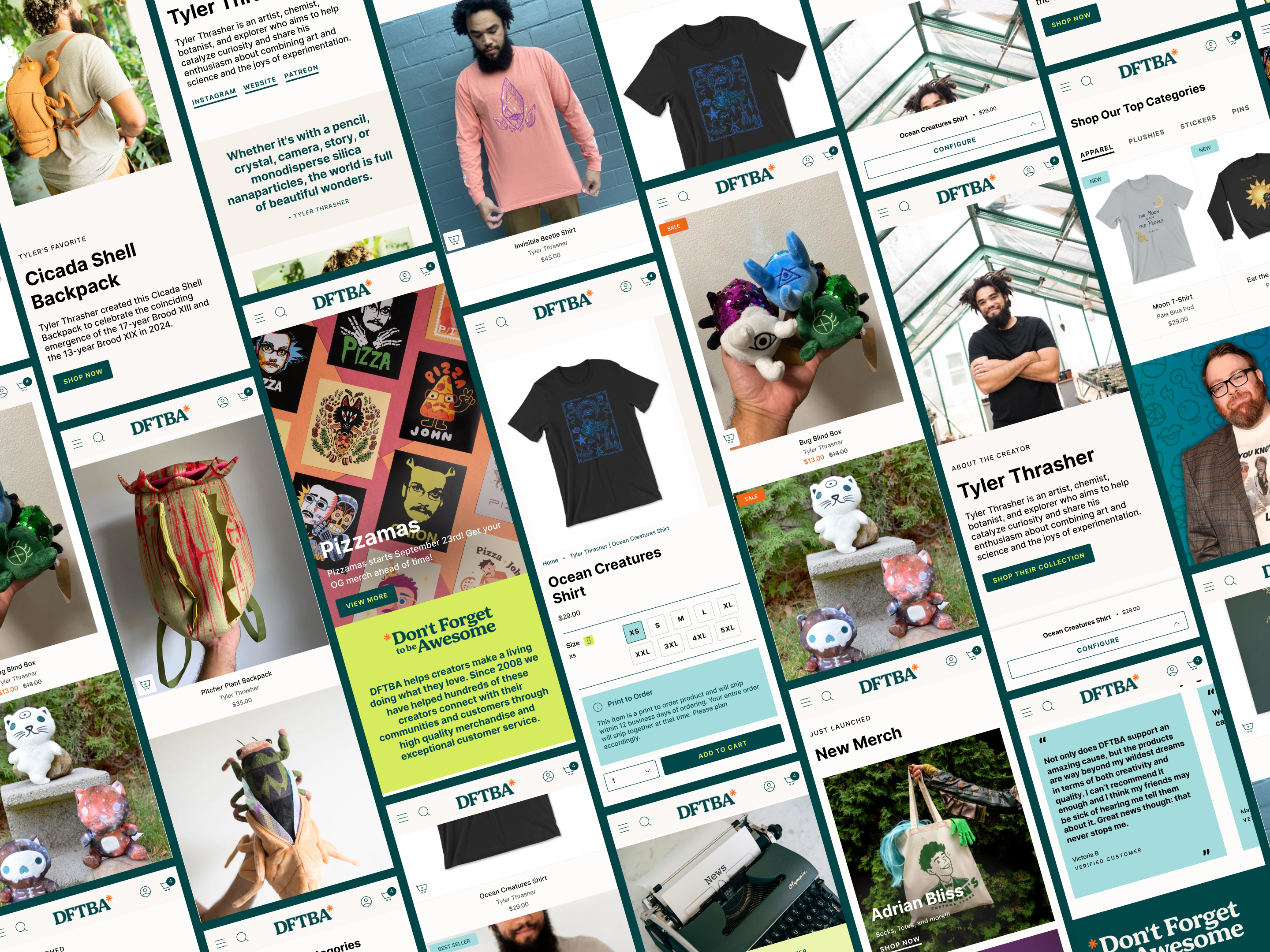 Example of Shopify Site + Brand Refresh (Apparel)