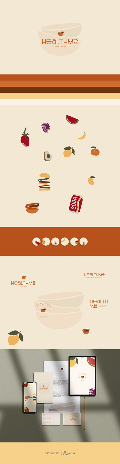 HealthMe | Brand Identity branding design graphic design illustration logo