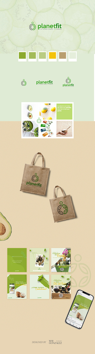 Planetfit | Brand Identity branding design graphic design illustration logo packaging