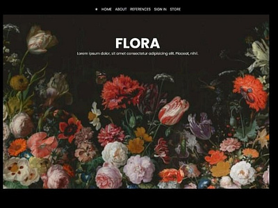 FLORA branding graphic design ui