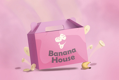 Banana House Packaging Design awesome branding design graphic design illustration logo logo design minimalist