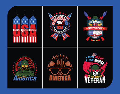 USA Veteran & Proud American Vector T-shirt Design 3d animation branding creative design custom tshirt design design graphic design illustration logo motion graphics proud american tshirt design tshirt design template united states proud american usa army veteran usa flag usa lover usa veteran vector graphic vector illustration