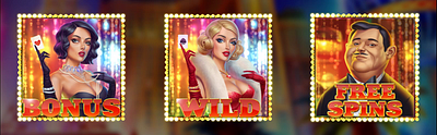 Our new online slot game "Viva Vegas" - Set of slot symbols animation casino art casino design gambling game animation game art game design game symbols gaming gaming animation gaming design graphic design motion graphics slot animation slot symbols symbols symbols art symbols design