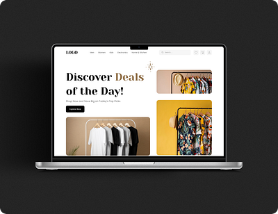 E-commerce Landing Page daily ui daily ui challenge dailyui design ecommerce ecommerce website landing page ui ui design ui ux web design webdesign website