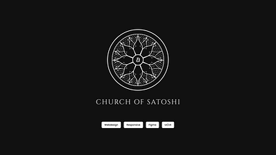 Church of Satoshi branding figma graphic design illustration logo mobile uiux web webdesign