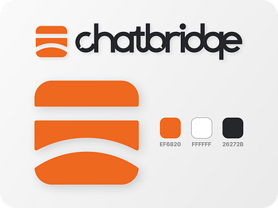 ChatBridge Logo app branding design figma graphic design illustration logo mobile typography ui ux vector