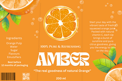 Fruit Juice Package Design canva graphic design logo package design