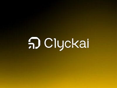 ClyckAi Logo Design abstract logo ai ai logo brand agency brand guidelines brand identity branding click creative logo fintech logo logo design logomark monogram power software logo startup tech technology visual identity