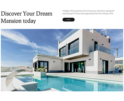 Luxury mansion or office providing agency website design agency creative agency figma design figma design template framer design graphic design luxury design mansion new york design office real state design website design