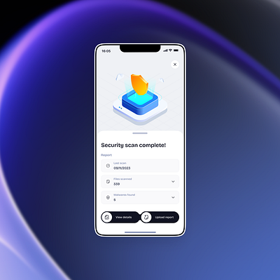 Security scan complete ✨ app design figma illustration mobile presentation ui ui designer uiux