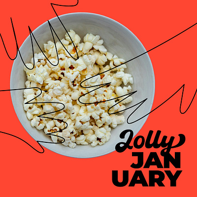 Jolly January Graphic Design design food graphic design hand drawn illustration logo typography