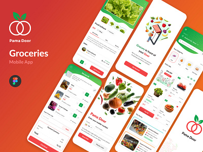 Grocery Market App grocery grocery app mobile app mobile design ui