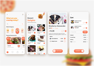 "QuickEats – A Seamless Food Ordering Experience" 3d appdesign cleandesign deliveryservice fooddeliveryapp foodtech interactiondesign mobileexperience ui uiuxdesign userinterface wairframe