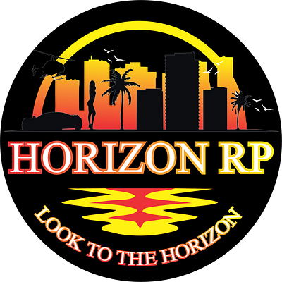 Horizon Rp ( FiveM ) fivem graphic design logo