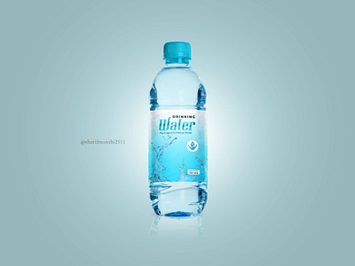 Drinking water bottle label design branding design water bottle diy water bottle labels drinking water graphic design how to make water bottle labels label designm motivational water bottle nevoegraphics packaing design personalized water bottle labels sharifmonshi2511 water bottle water bottle design water bottle label design