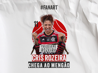 #FanArt - Cris Rozeira Chega ao Mengão after effects animation collage motion design motion graphics