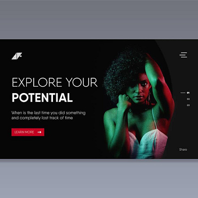 Explore your potential UI app branding design minimal ui uiux ux