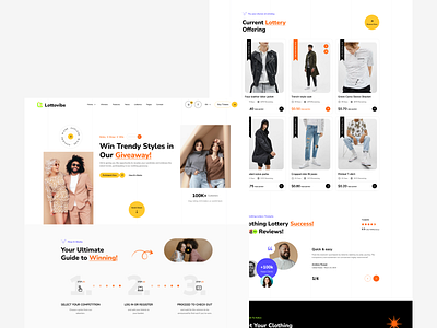 Lottovibe - Online Lotto & Lottery Figma Template win