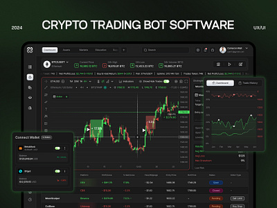 💸 Crypto Trading Dashboard | Fintech Wallet SaaS Platform App blockchain crypto crypto exchange crypto trading crypto trading dashboard crypto trading platform dashboard design finance fintech fintech platform saas saas dashboard saas design trading ui uiux user experience ux web app design web3