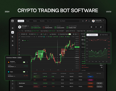 💸 Crypto Trading Dashboard | Fintech Wallet SaaS Platform App blockchain crypto crypto exchange crypto trading crypto trading dashboard crypto trading platform dashboard design finance fintech fintech platform saas saas dashboard saas design trading ui uiux user experience ux web app design web3