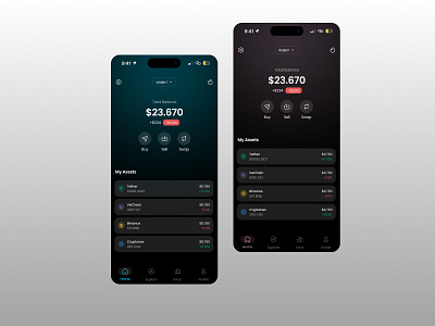 Cryptocurrency Wallet block chaain crypto cryptocurrency dark mode wallet