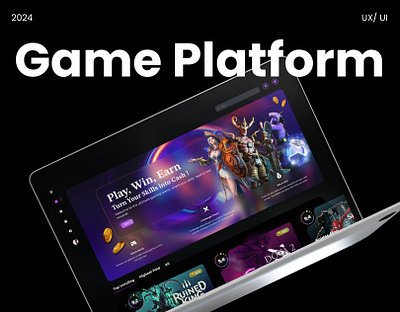 LootLabs - Multiplayer Play & Earn Game Platform branding design game game page game platform game uiux gaming graphic design logo play play earn ui uxui