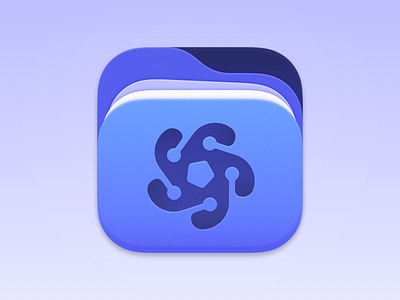 AI Folder macOS App Icon - Unused app icon app icon design folder icon design macos app icon