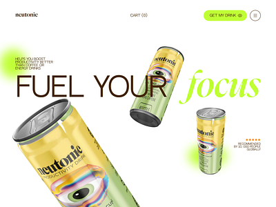 Neutonic. Redesign concept! Badass analysis design energy drink neutonic productivity drink webdesign website