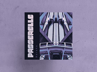 Baraka - Passerelle / Cover art album cover baraka bridge cd cover art disc dub music electronic graphic design grunge industrial music artwork passerelle saxophone