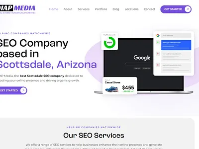 DIAP Media New Web Design logo web design wordpress