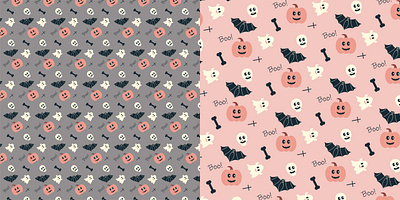 Pattern Halloween adobeillustrator halloween pattern pattern design pattern halloween vector